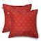 Duck Covers Water-Resistant Accent Pillows, Ruby Mosaic, PK2 PRBP1818 - alternate 1
